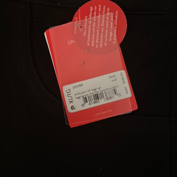 💎 SPANX 20018 Jean-ish® Ankle Leggings - Black - Picture 5 of 5